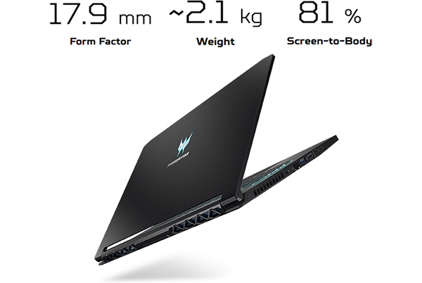 predator laptop design